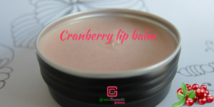 Cranberry lip balm with ceramide