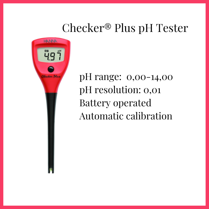 3 under 500 buck pH meter for an artisanal cosmetic lab