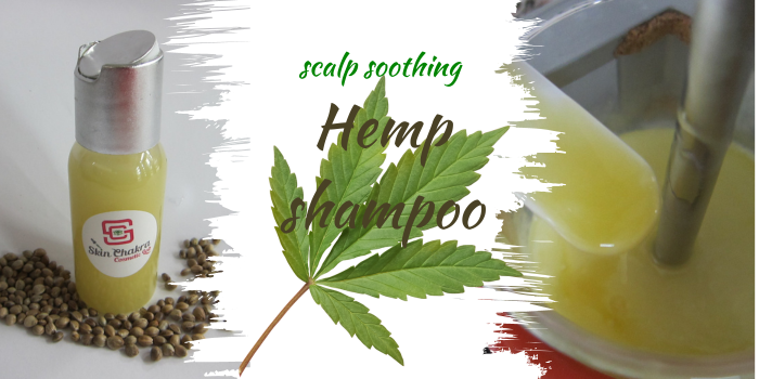 Scalp soothing hemp shampoo