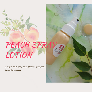 Peach spray emulsion