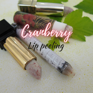 2in1 cranberry lip scrub