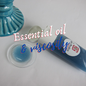 Essential oils and the impact on the viscosity of cleansing products