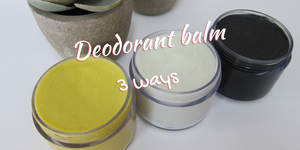 Deodorant balm 3 ways