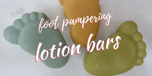 Foot lotion bar, 3 ways