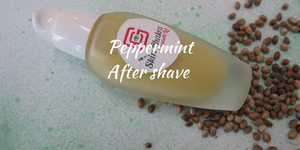 Peppermint aftershave cream gel