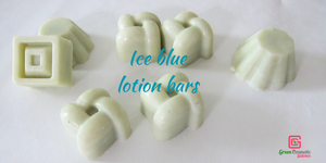 Ice blue lotion bar