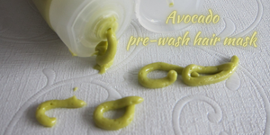 Avocado pre-wash hair mask