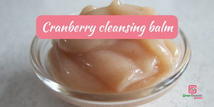 Cranberry cleansing balm