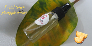 Prebiotic facial toner with pineapple extract