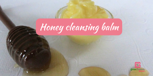 Honey facial cleansing balm